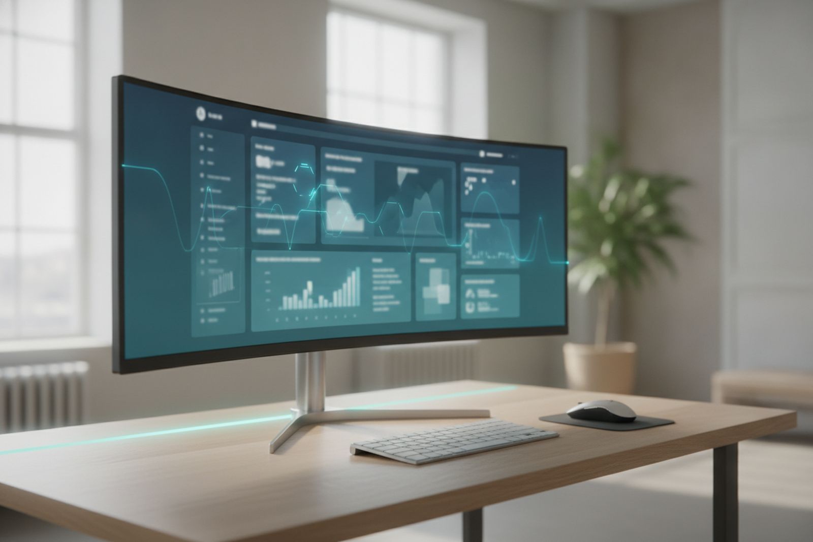 Website interface showing an AI-personalized dashboard
